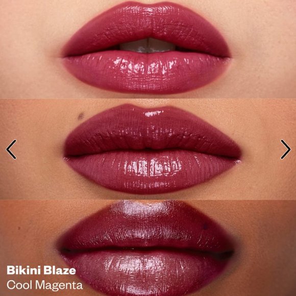 Kosas Wet Stick Moisturizing Shiny Sheer Lipstick with Ceramides | Bikini Blaze - Picture 5 of 7